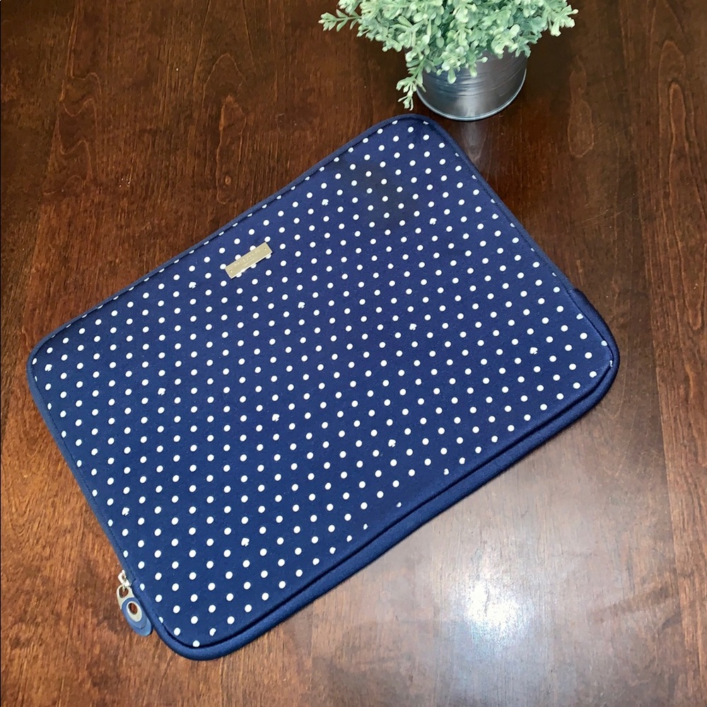 kate spade polka dot 15” laptop sleeve